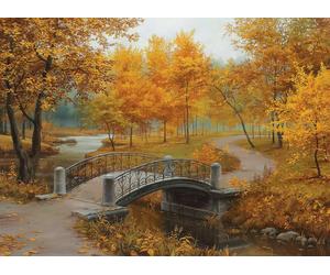 Eurographics - Puzzle Evgeny Lushpin: Autunno in un vecchio parco - 1000 Pezzi