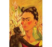 Eurographics - Puzzle Frida: Autoritratto con scimmia e pappagallo - 1000 Pezzi