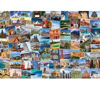 EUROGRAPHICS puzzle Globtrottatore 2000 pezzi