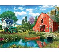 Puzzle Fienile Rosso 1000 Pezzi