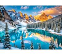 Eurographics - Puzzle Il lago Morraine in inverno - 1000 Pezzi