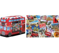 eurographics puzzle in scatola di latta autobus londinese 550 pezzi