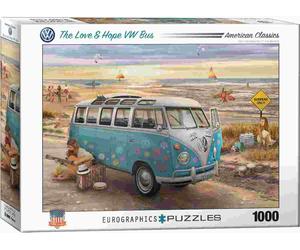 Eurographics - Puzzle L'Amore e la Speranza VW Bus - 1000 Pezzi