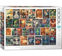 Puzzle vintage poster alieni 1000 pezzi