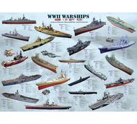 Eurographics puzzle navi da guerra della seconda guerra mondiale 1000 pezzi