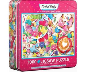 Eurographics - Puzzle Scatola di metallo - Festa dei biscotti - 1000 Pezzi
