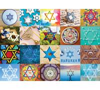 Eurographics - Puzzle Stella di Davide a collage - 1000 Pezzi