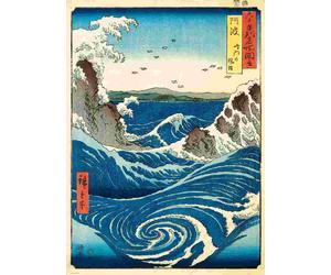 Eurographics - Puzzle Utagawa Hiroshige: Vortice di Naruto - 1000 Pezzi