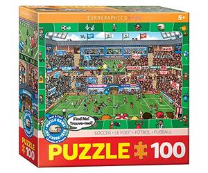 EuroGraphics Spot e Trova Soccer MO Puzzle (100 Pezzi)