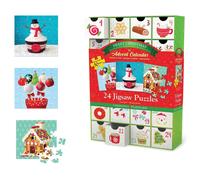 Eurographics - Puzzle Calendario dell'Avvento - Dolce Natale 24x50 - 40-99 Pezzi