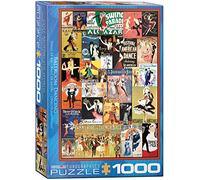 Eurographics - Puzzle Poster vintage di ballo da sala - 1000 Pezzi