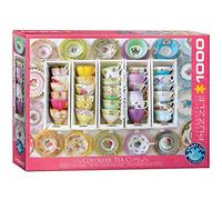 EuroGraphics- Tea Cups Boxes Tazze da té Puzzle, Multicolore, 6000-5342