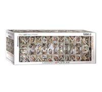 EuroGraphics The Sistine Chapel Ceiling Panoramic by Michelangelo 1000-Piece Puz