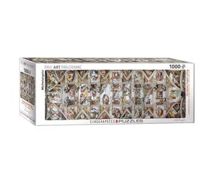 EuroGraphics The Sistine Chapel Ceiling Panoramic by Michelangelo 1000-Piece Puz