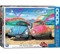 Eurographics VW Beetle Love Puzzle 1000 Pezzi 680mm x 480mm Multicolore