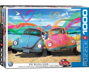Eurographics VW Beetle Love Puzzle 1000 Pezzi 680mm x 480mm Multicolore