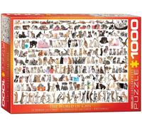 Eurographics World of Cats Puzzle 1000 Pezzi 680mm x 480mm
