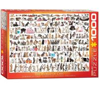 Eurographics World Of Gatti 1000 Pezzi Puzzle 680mm x 480mm (Panzer)