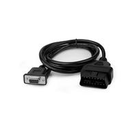 euroharry Cavo diagnostico per auto, 1 m, cavo diagnostico da 16 pin, OBD2 a RS232 DB9, adattatore diagnostico per auto, cavo di prolunga