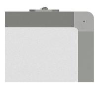 eurokraft basic | Lavagna per presentazioni | pieghevole e mobile | alt x largh x prof 1905 x 3040 x 500 mm | bianco