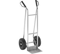 eurokraft pro | Carrello per sacchi in alluminio | Modello M: estremamente leggero e compatto, con comode ruote con camera d'aria
