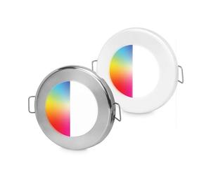 EUROLED 75 ACCIAIO INOX LUCE RGBW