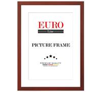 EUROLine Cornice in legno 61 x 76 cm Rosso Sfocato con vetro acrilico antiriflesso per | Immagini | manifesti | cornici per puzzle | disponibile in 22 colori