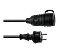 Eurolite Alimentazione Prolunga 30245695 – 3 m H07RN-F 16 A 3x1,5 mm² Nero