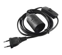 Eurolite 51100666 Portalampada E27 230 V 60 W con spina europea, con interrutt