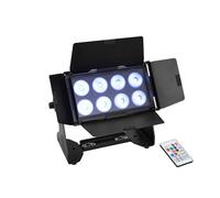 EUROLITE - Akku Multiflood Ip 8x10w Rgbw Wash Crmx (41606258) - SPEDIZIONE GRATUITA