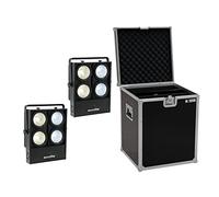 EUROLITE Audience Blinder 4 x 100 W LED COB CW/WW + custodia