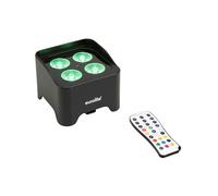 EUROLITE Batteria Mini UP-4 QCL Spot MK2 | Piccola batteria con LED RGBW e telecomando IR
