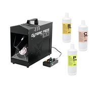 EUROLITE Dynamic Faze 700: Set Macchina Nebbia LED + 4 Fluidi Speciali