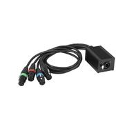 EUROLITE DNK-2 Adattatore RJ45 a DMX per Illuminazione Scenografica, Splitter a