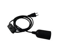 Eurolite portalampada e27 230 v 60 w con spina europea interruttore a