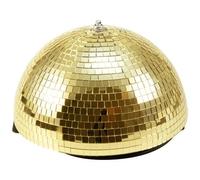EUROLITE Sfera a specchio 30 cm, oro motorizzato