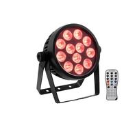 EUROLITE LED 7C-12 Silent Slim Spot - Proiettore LED da Palco Compatto con Raffr
