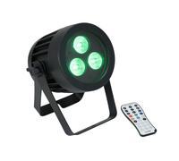 EUROLITE LED IP PAR 3x9W SCL Spot - Faretto Professionale per Esterni con RGB/CW