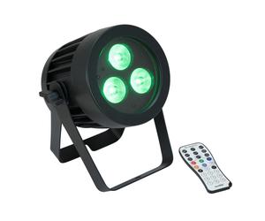 EUROLITE LED IP PAR 3x9W SCL Spot - Faretto Professionale per Esterni con RGB/CW