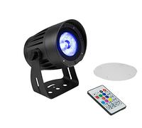 EUROLITE LED IP PST-40 QCL Spot | Faretto LED resistente alle intemperie (IP65) con LED da 40 W, telecomando a infrarossi, filtro antigelo e picchetto