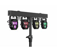 Eurolite LED KLS-402 Set Luci Compatto con Controllo Wireless e Borsa