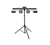 EUROLITE LED KLS Laser Bar PRO Set FX con Supporto Cassa Regolabile