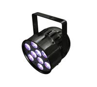 EUROLITE LED PAR-56 HCL Short Nero: Proiettore LED 9x10W con Effetti Luce DMX e