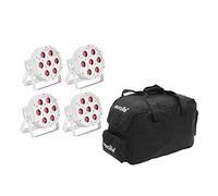 Eurolite LED SLS-7 bianco LED Uplighter Par HEX 7 x 10W Bundle incluso sacchetto
