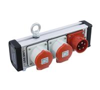 EUROLITE SAB-322 Power Split Box - Robusta e Affidabile per Distribuzione Elettr