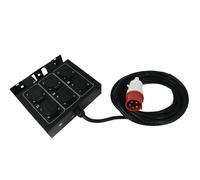 EUROLITE SB-65 Split Box: 7.5m Cavo, 6 Prese Sicurezza, CEE 16A
