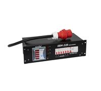 EUROLITE SBM-32B: Distributore di Corrente 32A con Multimetro e Display LED