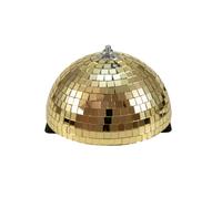 EUROLITE Semi-sfera a Specchio Oro 20 cm Motorizzata per Effetto Luce
