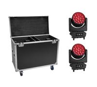 EUROLITE Set 2x LED IP TMH-H760 + Case with wheels