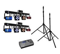 EUROLITE Set 2x LED KLS Laser Bar PRO + Easy Show + 2x M-4 Boxenhochst?nder (20000868)